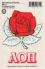 Alpha Omicron Pi (Rose) Decals